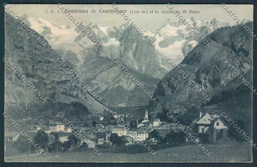 Aosta Courmayeur cartolina RB1212 – fronte