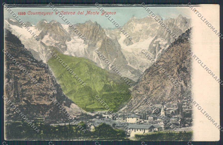 Aosta Courmayeur cartolina RB1213 – fronte