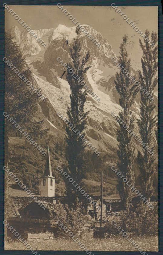 Aosta Courmayeur foto cartolina RB1217 – fronte