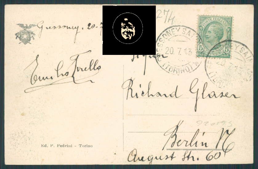 Aosta Gressoney cartolina RB1226 – retro