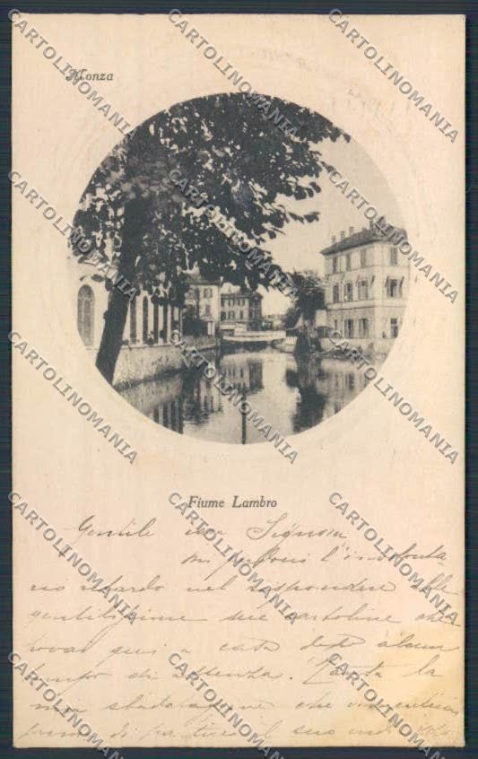 Milano Monza cartolina RB1231 – fronte