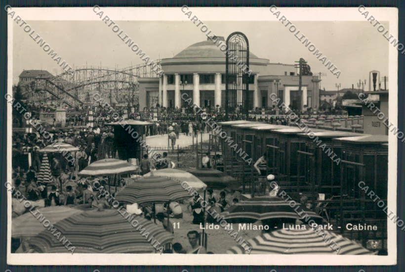 Milano Luna Park foto cartolina RB1244 – fronte