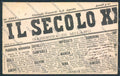 Genova giornale Il Secolo cartolina RB1284 – fronte