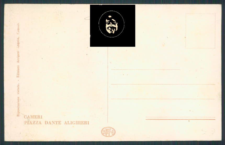Novara Cameri cartolina RB1289 – retro