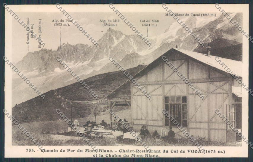 Francia France Col de Voza cartolina RB1290 – fronte