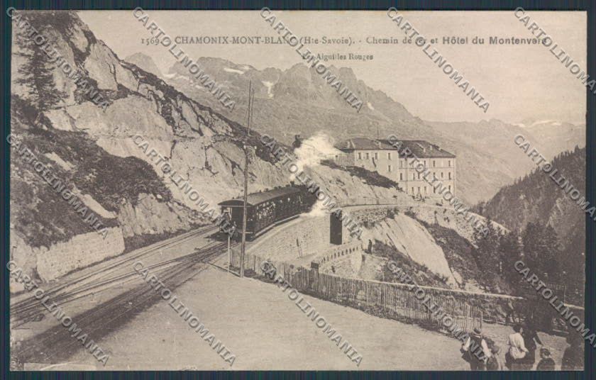 Francia France Chamonix chemin de fer cartolina RB1291 – fronte