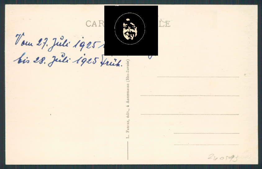 Francia France Chamonix chemin de fer cartolina RB1291 – retro