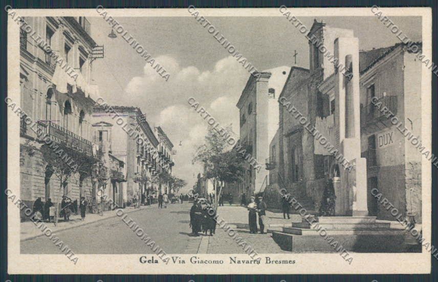Caltanissetta Gela cartolina RB1292 – fronte