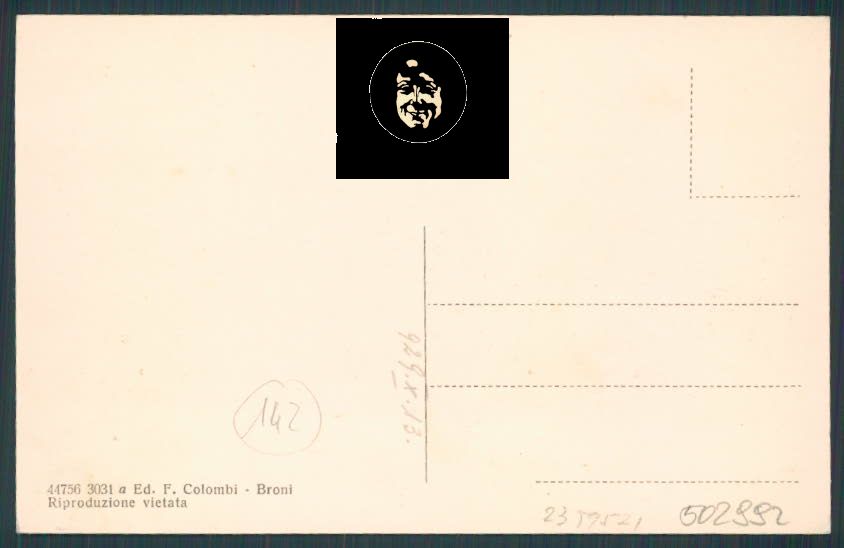 Piacenza Bobbio cartolina RB1301 – retro