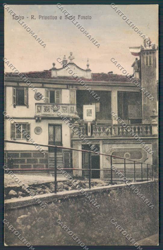 Biella Netro sede fascio cartolina RB1302 – fronte