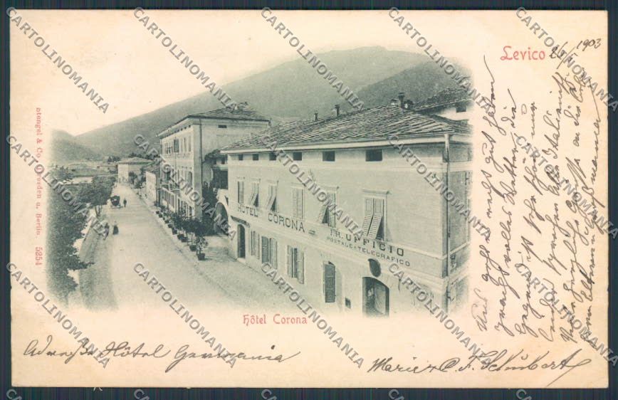 Trento Levico cartolina RB1316 – fronte
