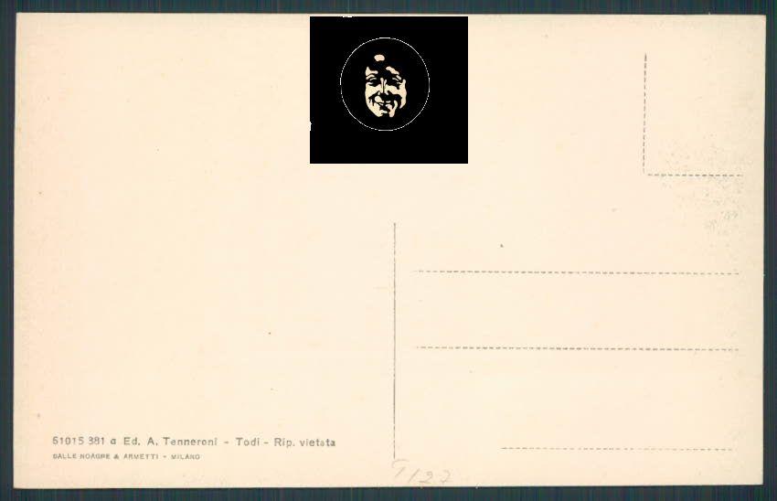 Perugia Todi cartolina RB1322 – retro