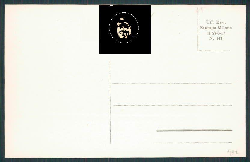 Foggia cartolina RB1324 – retro