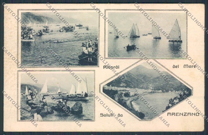 Livorno Arenzano cartolina RB1326 – fronte