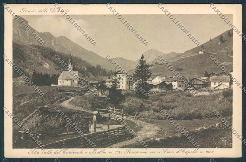 Belluno Arabba cartolina RB1355 – fronte