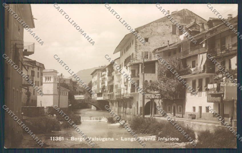 Trento Borgo Valsugana foto cartolina RB1367 – fronte
