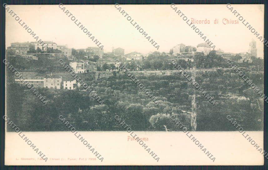 Siena Chiusi cartolina RB1385 – fronte