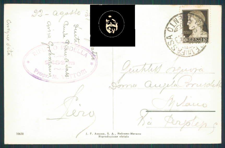 Trento Col Rodella foto cartolina RB1394 – retro