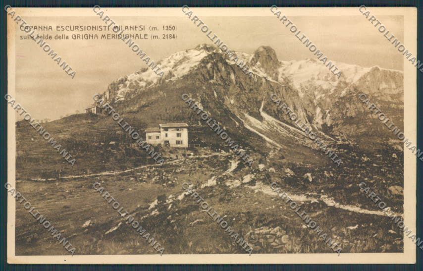 Lecco Grigna Rifugio cartolina RB1397 – fronte