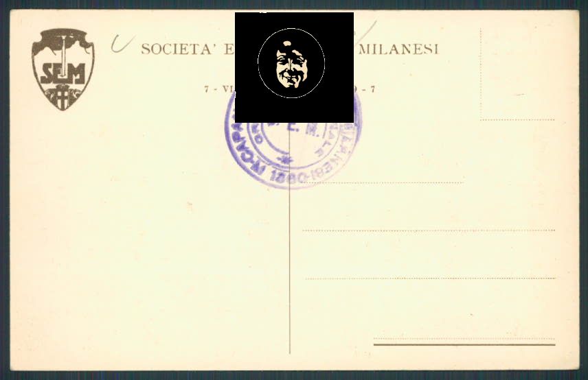 Lecco Grigna Rifugio cartolina RB1397 – retro