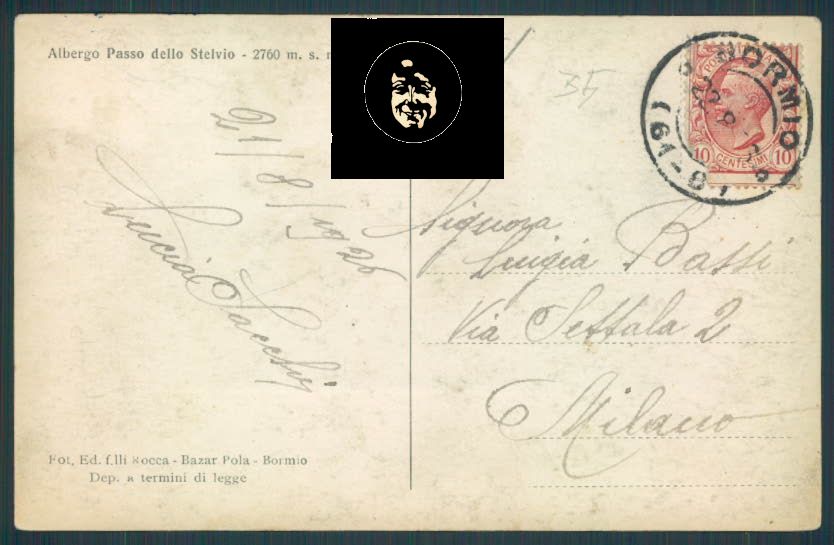 Sondrio Stelvio foto cartolina RB1419 – retro