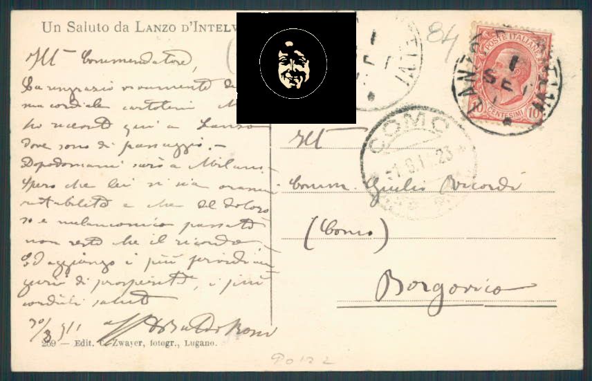 Como Lanzo Intelvi cartolina RB1421 – retro