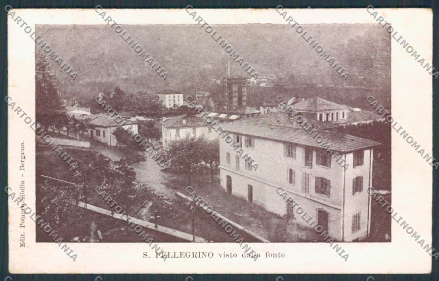 Bergamo San Pellegrino cartolina RB1443 – fronte