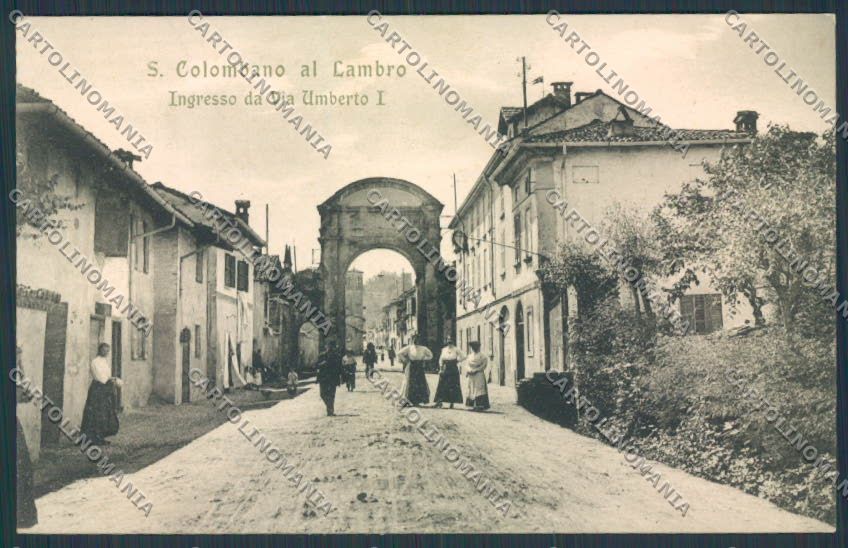 Lodi San Colombano al Lambro cartolina RB1456 – fronte