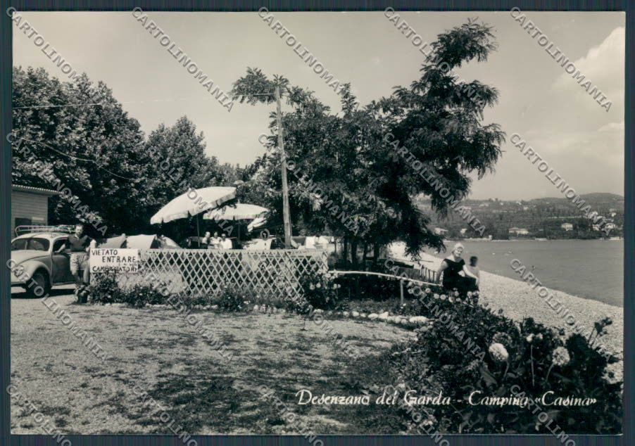 Brescia Desenzano camping foto cartolina RB1469 – fronte