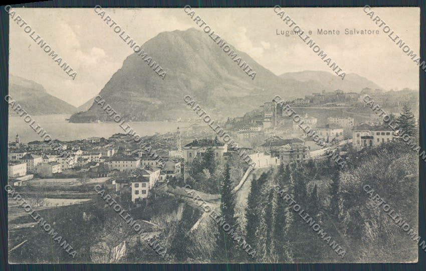 Svizzera Lugano cartolina RB1485 – fronte