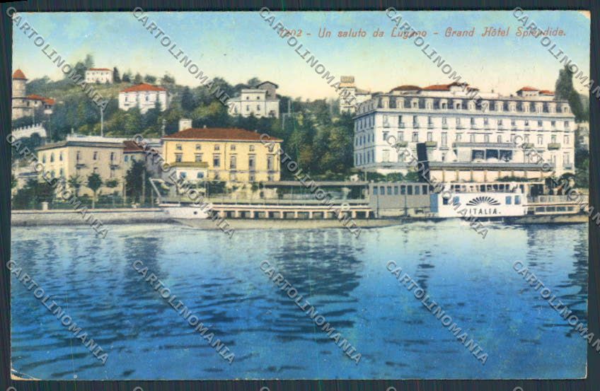 Svizzera Lugano cartolina RB1486 – fronte