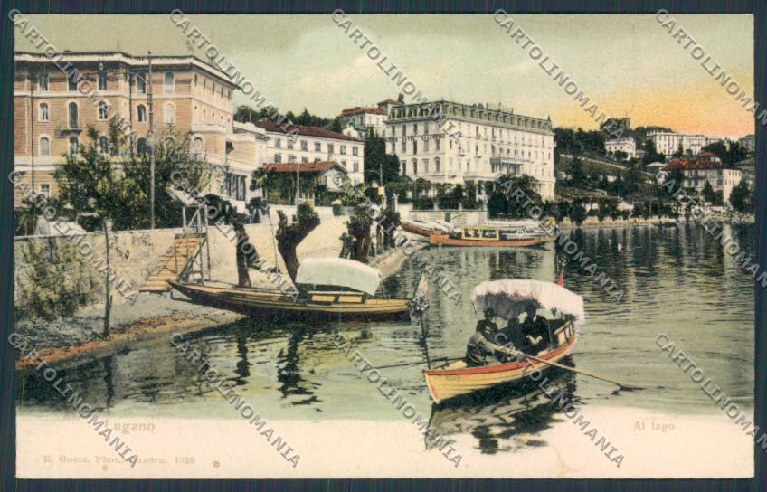 Svizzera Lugano cartolina RB1490 – fronte