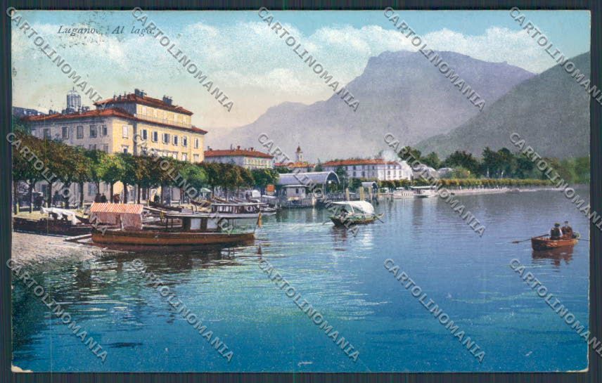 Svizzera Lugano cartolina RB1494 – fronte