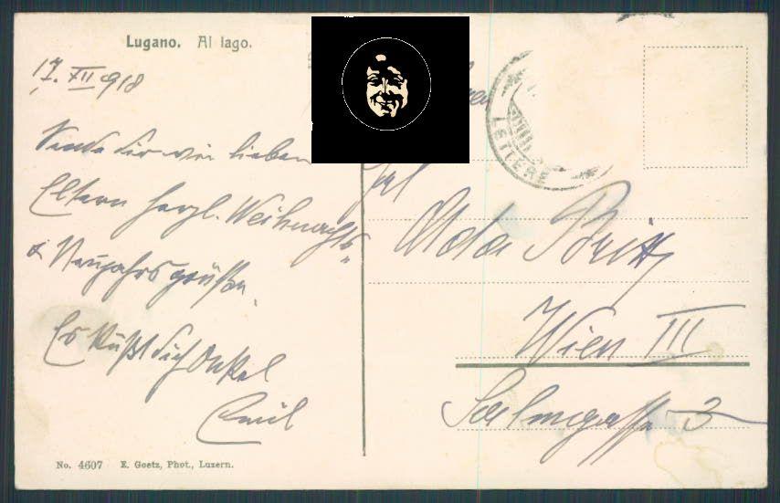 Svizzera Lugano cartolina RB1494 – retro