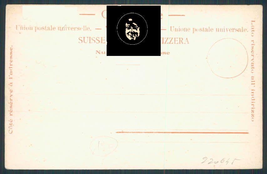 Svizzera Lugano cartolina RB1495 – retro
