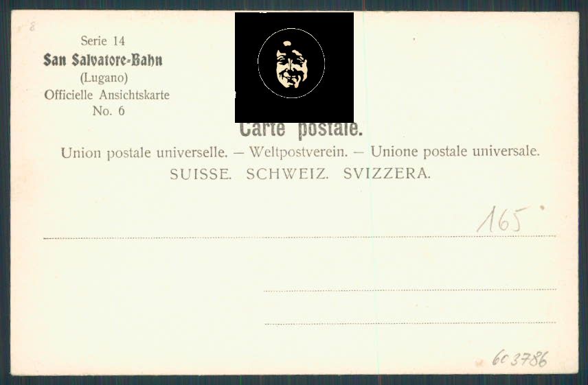 Svizzera Lugano cartolina RB1501 – retro