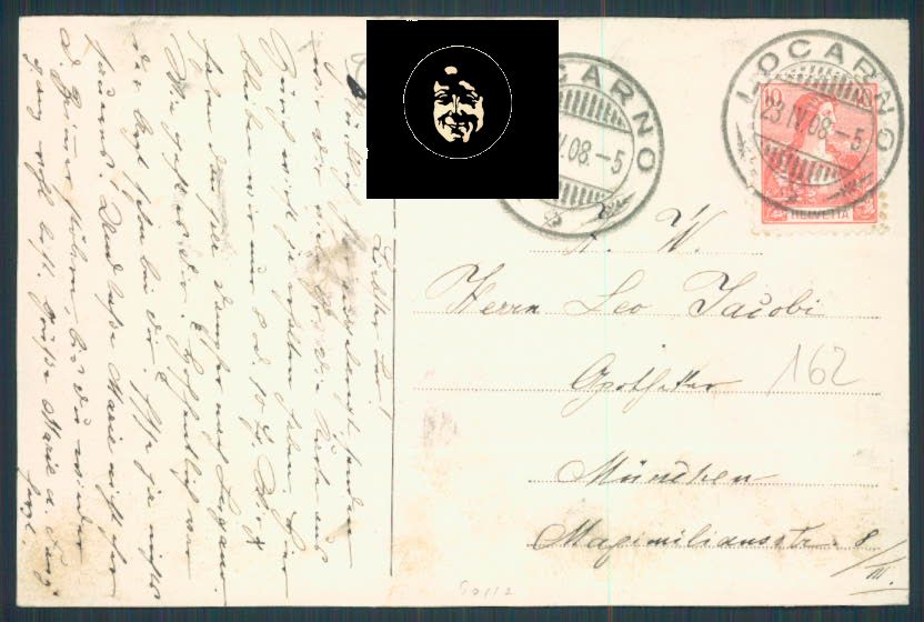 Svizzera Locarno cartolina RB1513 – retro