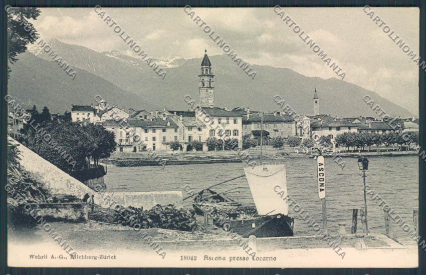 Svizzera Ascona cartolina RB1535 – fronte