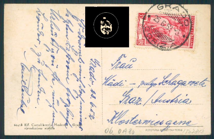 Gorizia Grado cartolina RB1607 – retro