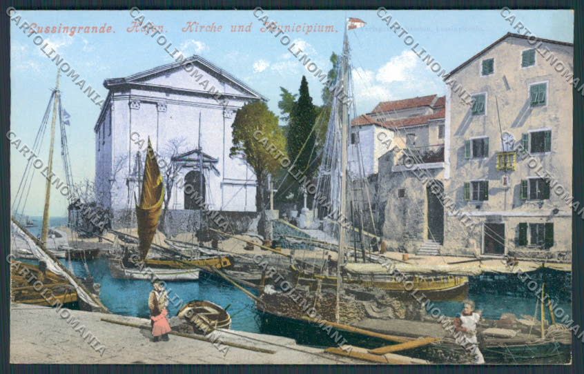 Croazia Croatia Lussingrande cartolina RB1636 – fronte