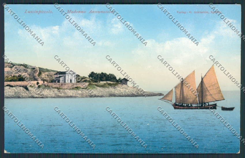 Croazia Croatia Lussinpiccolo cartolina RB1647 – fronte