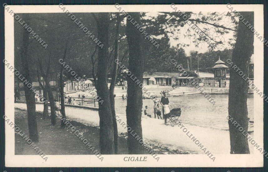 Croazia Croatia Lussinpiccolo Cigale cartolina RB1652 – fronte