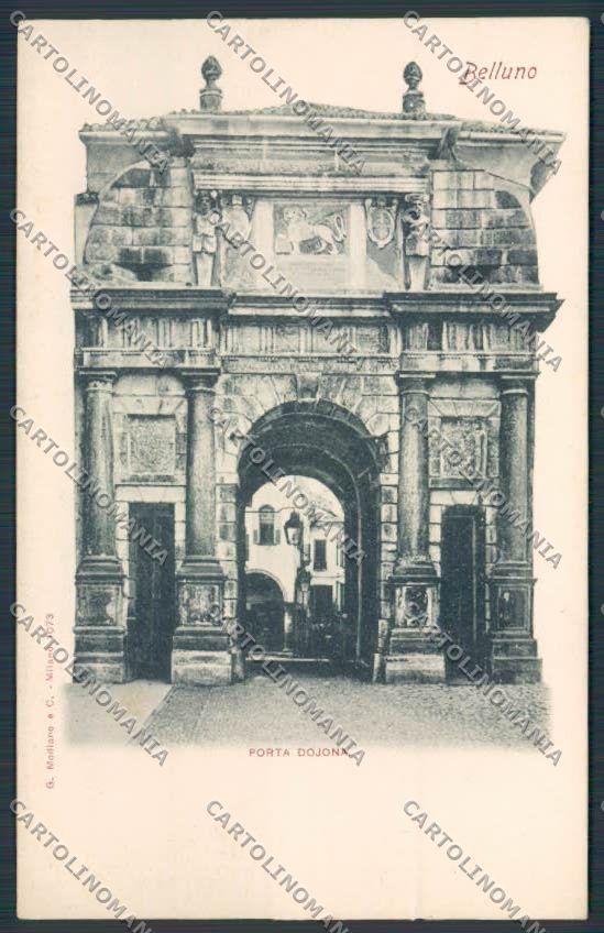 Belluno cartolina RB1660 – fronte