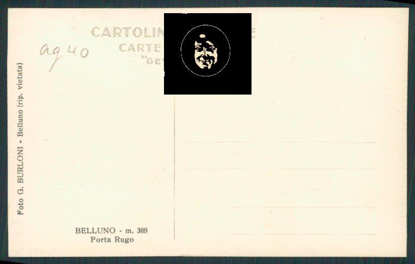 Belluno foto cartolina RB1662 – retro