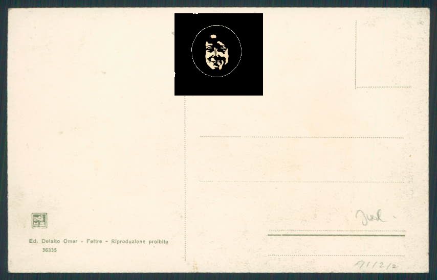 Belluno Feltre cartolina RB1671 – retro