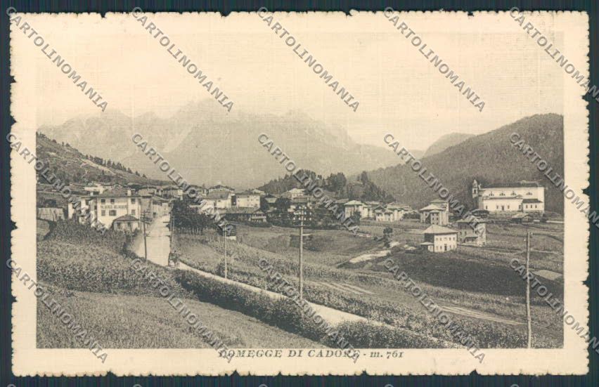 Belluno Domegge di Cadore cartolina RB1677 – fronte