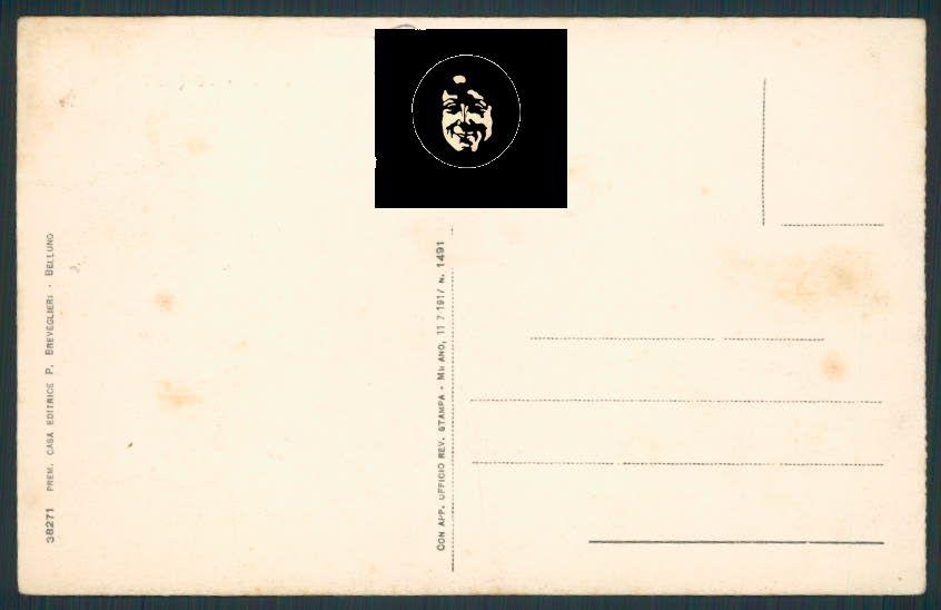 Belluno Domegge di Cadore cartolina RB1678 – retro