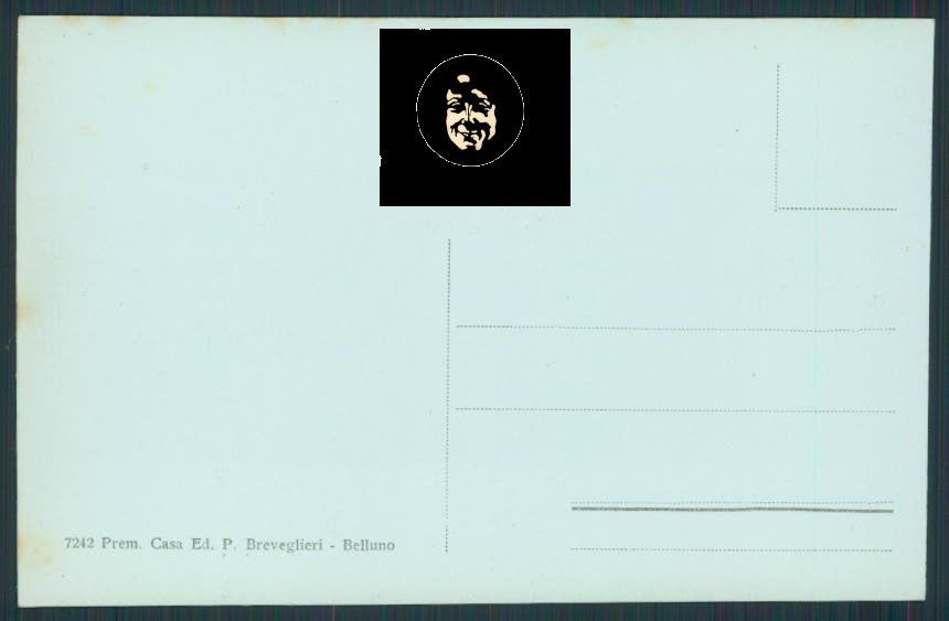 Belluno Col Lana Laste Soppera Dagai cartolina RB1723 – retro