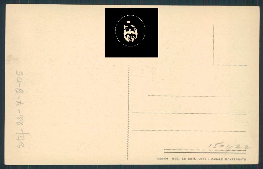 Alessandria Casale Monferrato cartolina RB1754 – retro
