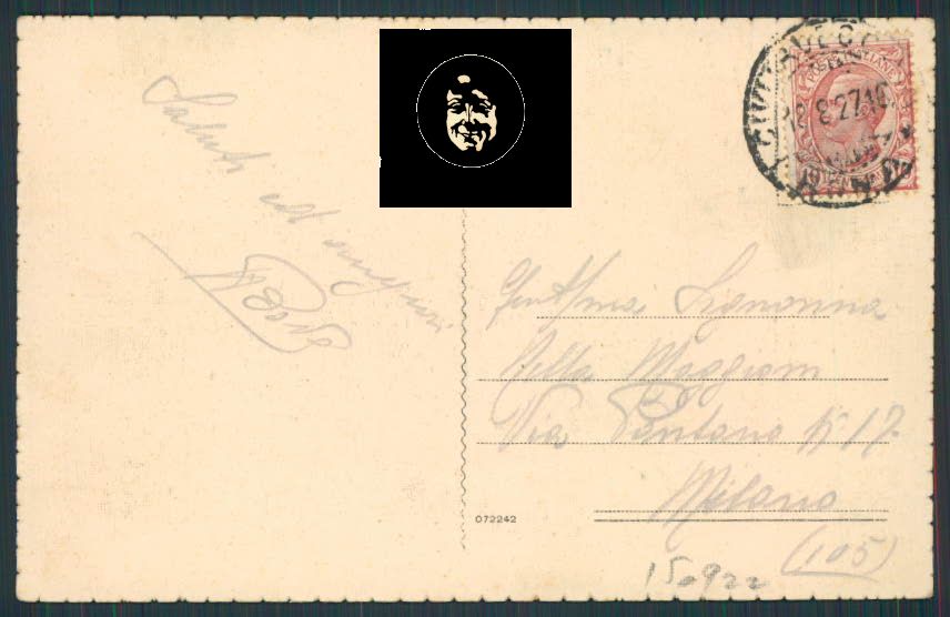 Roma Civitavecchia cartolina RB1756 – retro